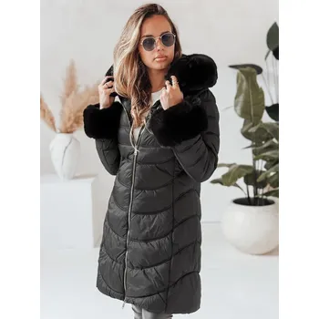 Dámská parka Dámská zimní bunda MOON TY4051 Barva: Černá, Velikost: L