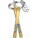 MTM Klíčenka - Lyže a sněhová vločka