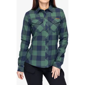 Pánské oblečení Dámská turistická košile Helikon-Tex Marigold Shirt - moss green checkered
