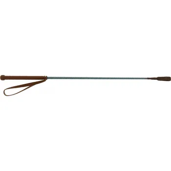 Jezdecký bičík WHIP & GO Bič skokový New Six Whip&Go, 65 cm, chocolate/light blue Délka: 65 cm