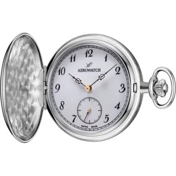 Hodinky Kapesní hodinky Aerowatch Savonnettes Steel 55831 AA03