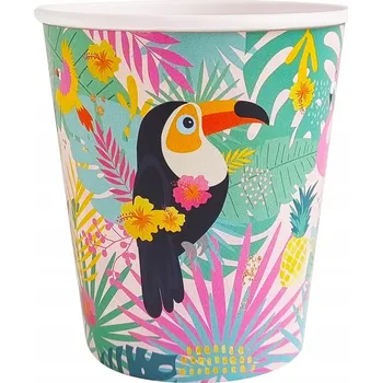 Party nádobí Kelímky Tropical Party 250 ml, 8 ks / Veverka a Spol.