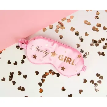 Karnevalová maska Maska na oči - Party Girl - Růžová