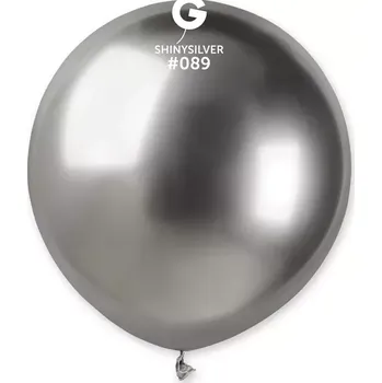 Balónek Balónek 48cm/19&quot; #089 SHINY stříbrný