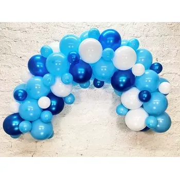 Balónek Sada na balonkovou girlandu Modrá 3m