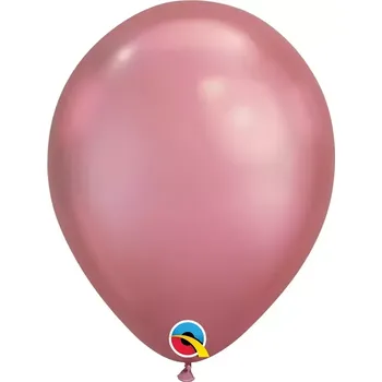 Balónek Balónek Qualatex CHROME 18cm - růžový 100ks