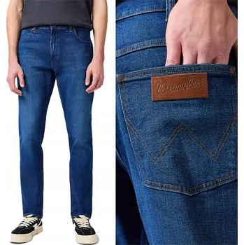 Pánské džíny Wrangler River pánské džíny rovného střihu velikost 33/32