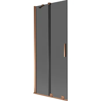 Obraz Dvoudílná vanová Paraván Mexen 85 x 150 cm grafitová