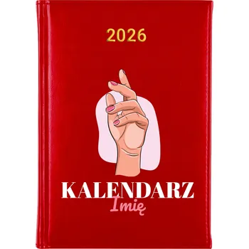Kalendář Knižní kalendář 2026 A5 červený