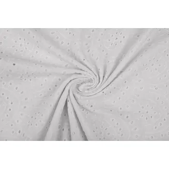 Madeira bílá vzor krajky s ozdobným krajem