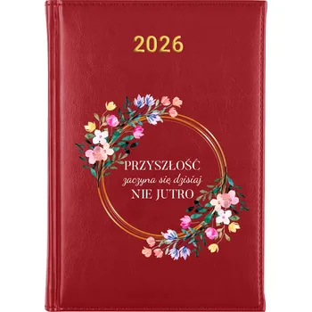 Kalendář Knižní kalendář 2026 A5 červený