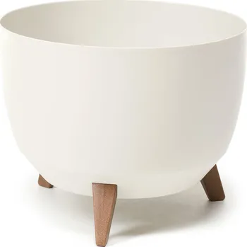 Květináč Plast Květináč béžový, Botle 29 cm x 29 x 23 cm