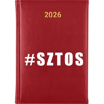 Kalendář Knižní kalendář 2026 A5 červený