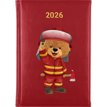 Kalendář Knižní kalendář 2026 A5 červený