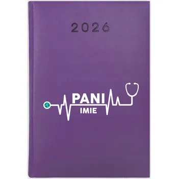 Kalendář Knihový kalendář 2026 A5 fialový