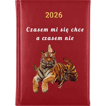 Kalendář Knižní kalendář 2026 A5 červený