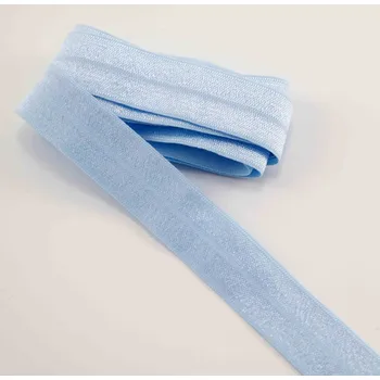 Textilní guma Lemovací pruženka - světle modrá - šířka 2 cm