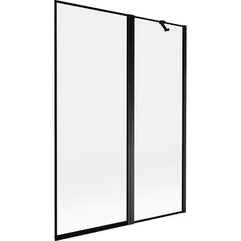 Vanová zástěna Dvoudílná vanová Paraván Mexen 130 x 150 cm průhledná