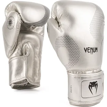Boxerské rukavice Venum Nexus Boxing Gloves - Silver/Black Velikost: 10oz