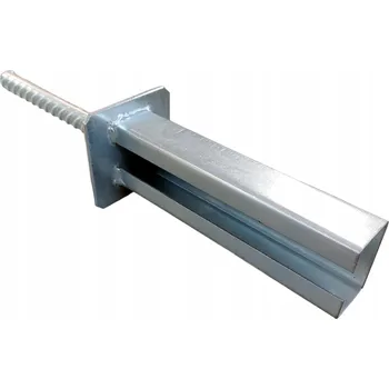 Příslušenství pro plot Kotva na sloupek plotu s tyčí 60 x 40