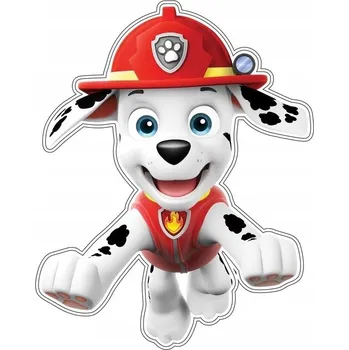 Obraz Pěnová samolepka pro děti Tlapková patrola Marshal