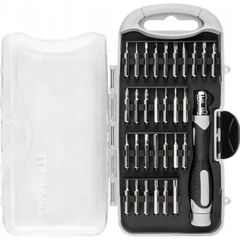 Bit Sada přesných bitů 28 mm s magnetickým držákem 100 mm 31 Ks GRAPHITE