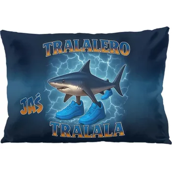 Polštář Italský Polštář Brain Rot Tralalero Tralala s blesky