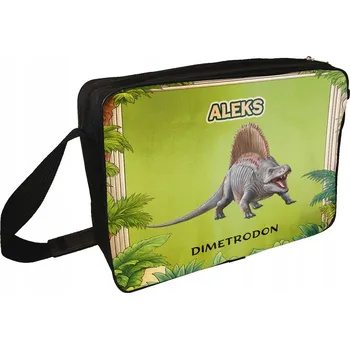 Taška přes rameno Dinosauři Dimetrodon – s možností personalizace jménem