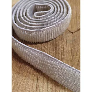 Zip Suchý zip plyš šíře 20 mm elastický barva béžová světlá