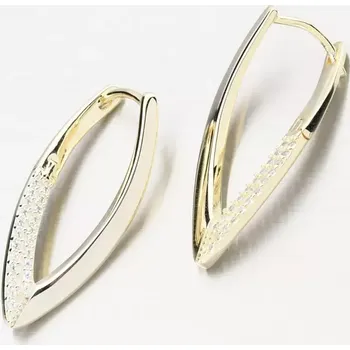 Náušnice Dámské náušnice stříbro 925 zirkon zlacené PKL-2253