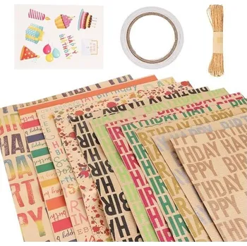 Party dekorace LOLYSIC 11 kusů 50 x 70 CM balicí papír