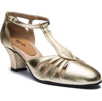 Dámská sálová obuv Rumpf,Dámská swingová obuv 9210, zlatá 39
