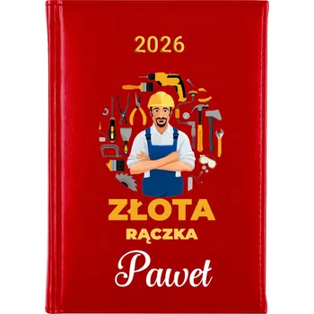 Kalendář Knižní kalendář 2026 A5 červený