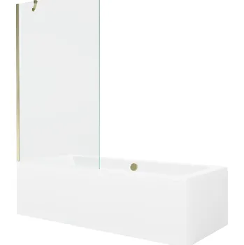 Vana Obdélníková akrylátová vana Mexen Cube, odtok uprostřed, 170 x 80 cm