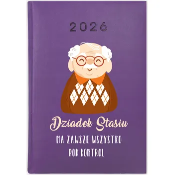 Kalendář Knihový kalendář 2026 A5 fialový