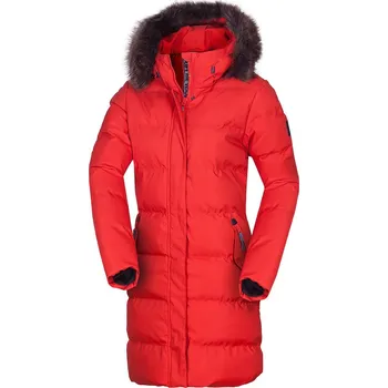 Dámský zateplený kabát/prodloužená bunda Northfinder Rhea BU-6157SP-363 Red Orange 25/26 XL