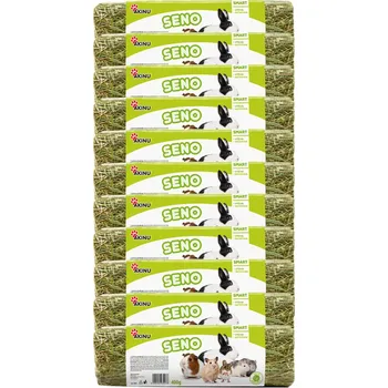 Pro hlodavce Akinu Lisované seno krmivo pro hlodavce a králíky 11 x 400 g