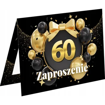 Obraz Pozvánky s obálkou na 60. narozeniny Šampaňské 10 Ks