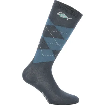 RIDING WORLD Podkolenky Losange Riding World, 2 páry, navy 31-34