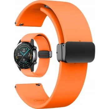 Řemínek na hodinky Řemínek KBR Games univerzální 22mm oranžový