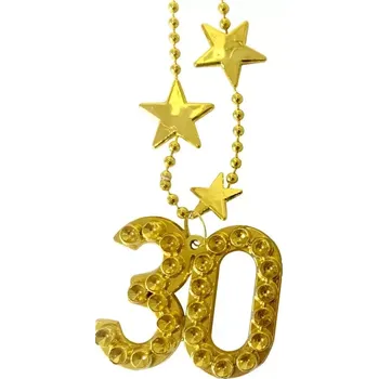 Náhrdelník Zlatý náhrdelník - s číslem 30