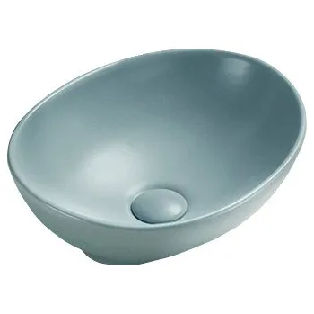 Umyvadlo Umyvadlo na desku oválné Mexen Elza zelené