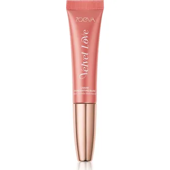 Tvářenka ZOEVA Velvet Love Liquid Highlighting Blush tekutá tvářenka pro rozjasnění pleti odstín Peach Nectar 13 ml