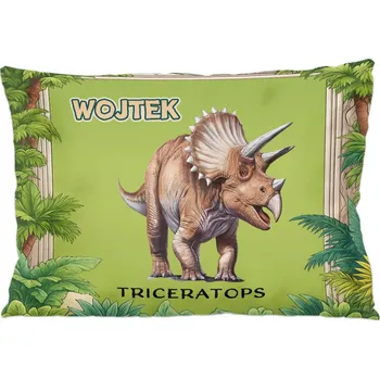 Polštář Polštář Dinosaurus Triceratops + jméno dítěte