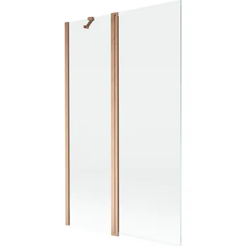 Vanová zástěna Dvoudílná vanová Paraván Mexen 110 x 150 cm průhledná