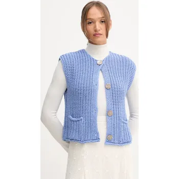 Pánská vesta Vesta Pedro del Hierro 5502015 modrá 55X, vel. M