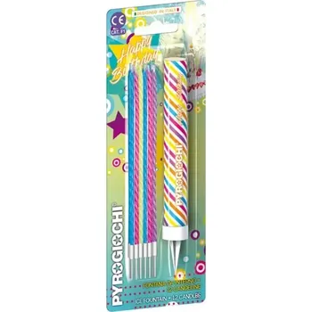 Dortová svíčka Dortová fontána se svíčkami 12 ks