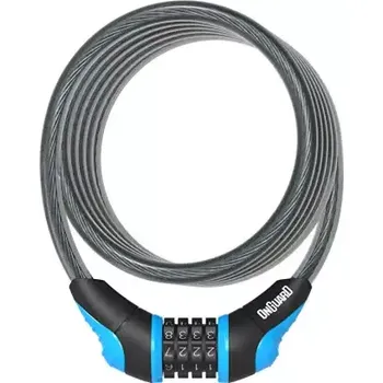 Zámek na kolo ONGUARD zámek spirála 1800x10 mm kódový modrý