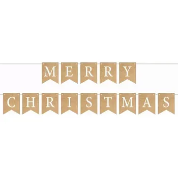 Party nápis girlanda Merry Christmas 250 cm