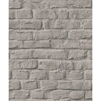 Tapeta Vliesová tapeta na zeď, šedo-hnědá, cihly, cihlová zeď, 34168, Loft Superior, Marburg